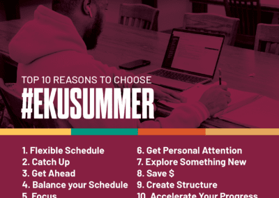 Top 10 Reasons to Choose EKU Summer