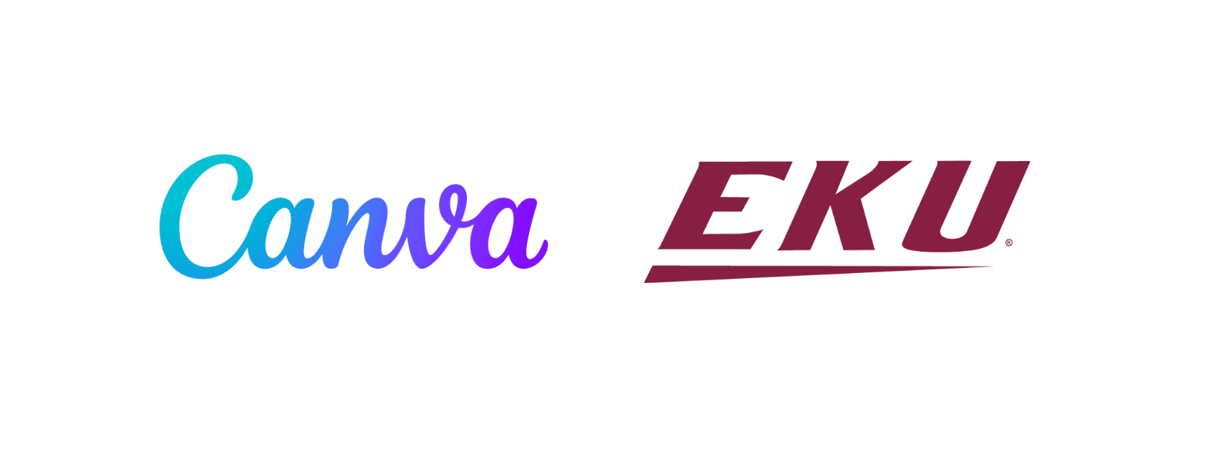 logos for canva and EKU