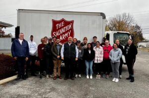 Global Supply Chain Management students volunteering with the Salvation Army