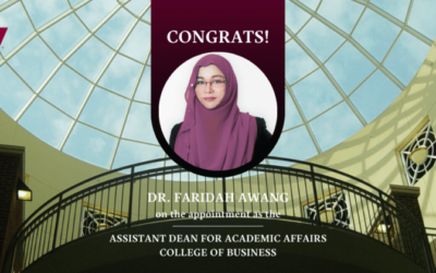 Faridah Awang Appointed Assistant Dean for Academic Affairs at EKU College of Business