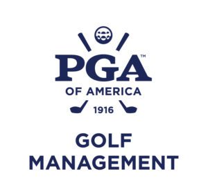 PGA of America logo with golf management written under it