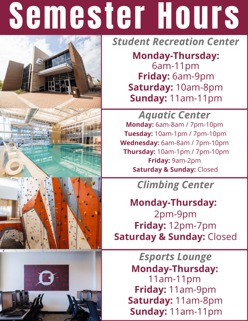 Student Rec Center Hours