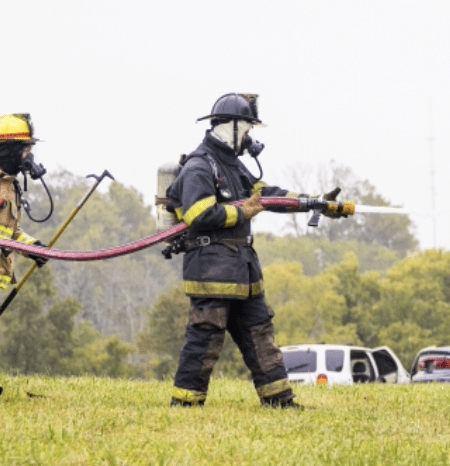 Photo of firefighters