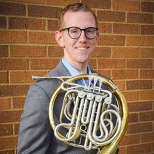 Photo of Brad Granville and his French horn