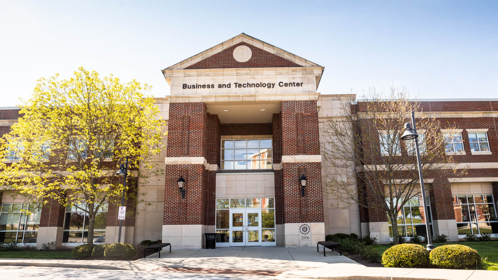 front view of the Business and Technology Center Building