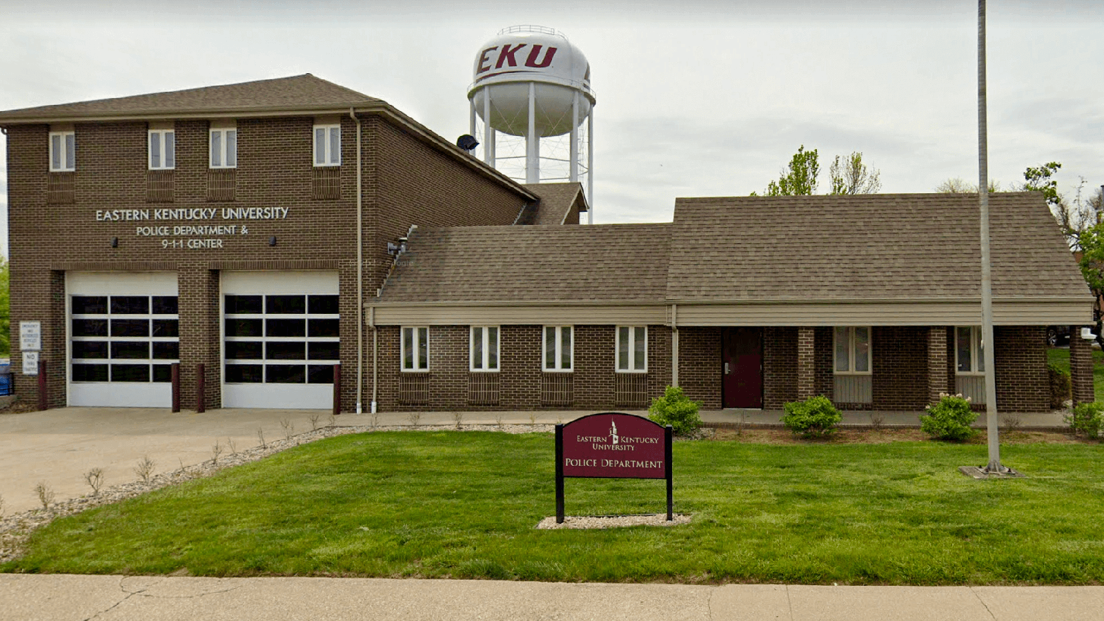 Front view of the EKU Police Department building