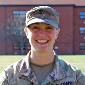 EKU student and Army ROTC Cadet Chloe Hampson